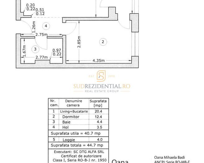 Inchiriere apartament modern cu 2 camere, etaj 2, Sector 4, Luica - Poză 13
