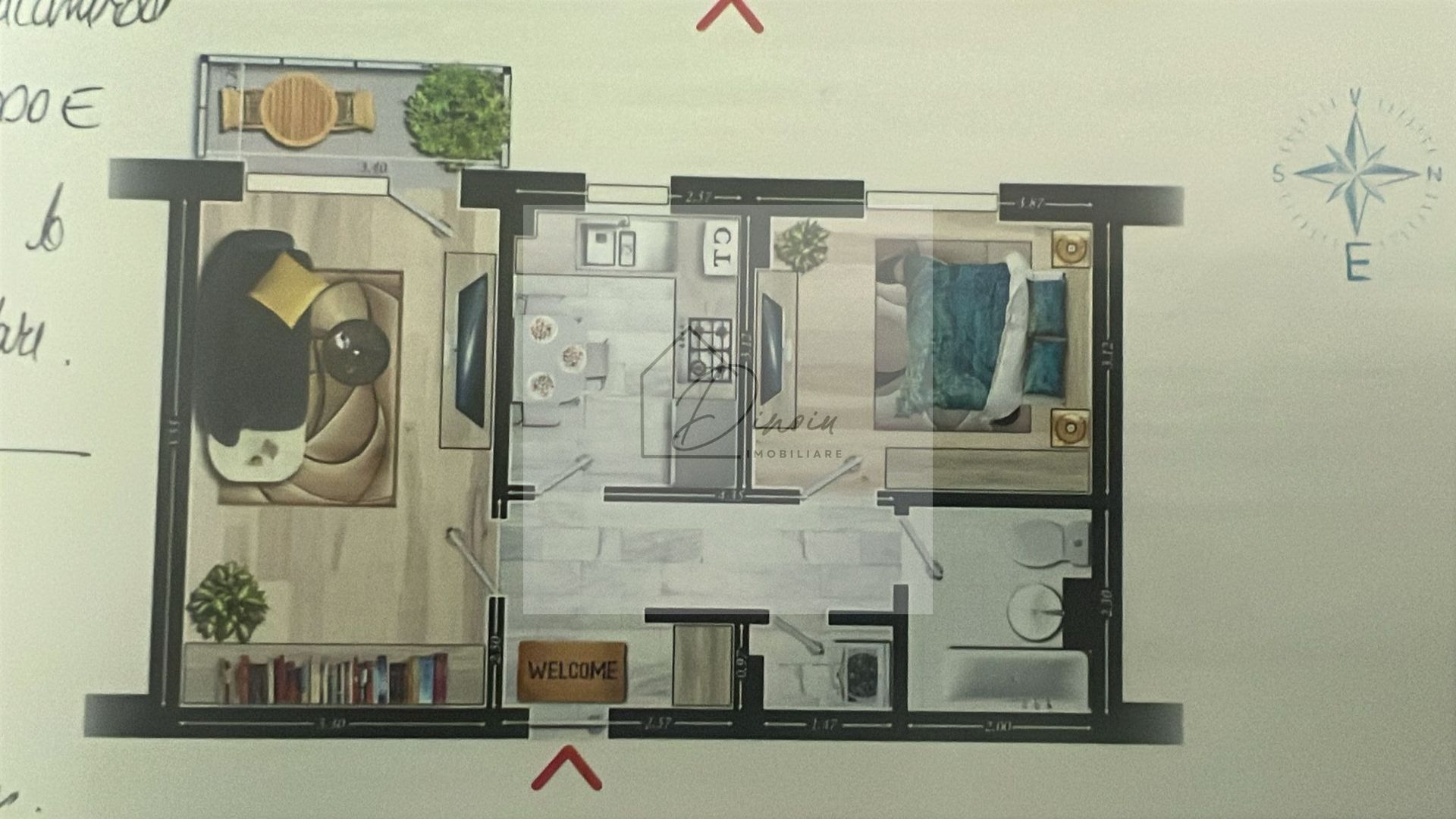 Apartament 2 camere Noul Tractorul I Parcare inclusa I COMISION 0% - Poză 3