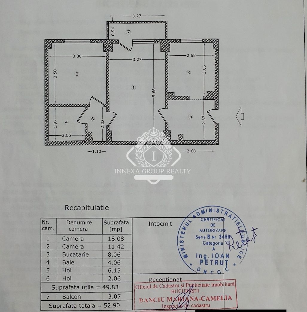 13 Septembrie-Prosper | 2 camere | 53mp | et 5 | 109.500 euro - Poză 13