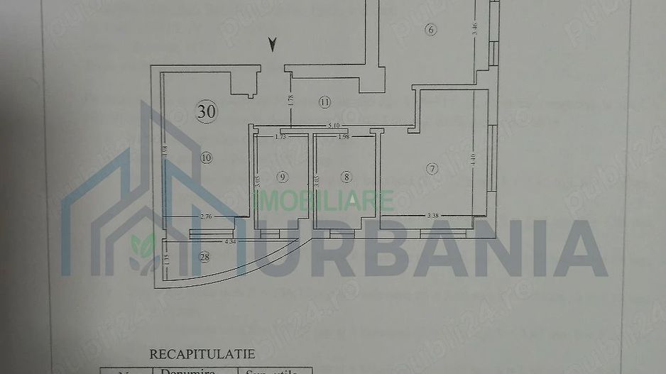 Apartament 3 camere decomandat, Șos. Nicolina, ansamblul Ideal Residence, Iași - Poză 2