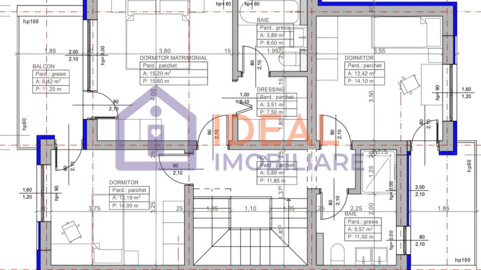 Casa Individuala Moderna cu 550 mp de curte, in Cartierul Tineretului - Schiță 12