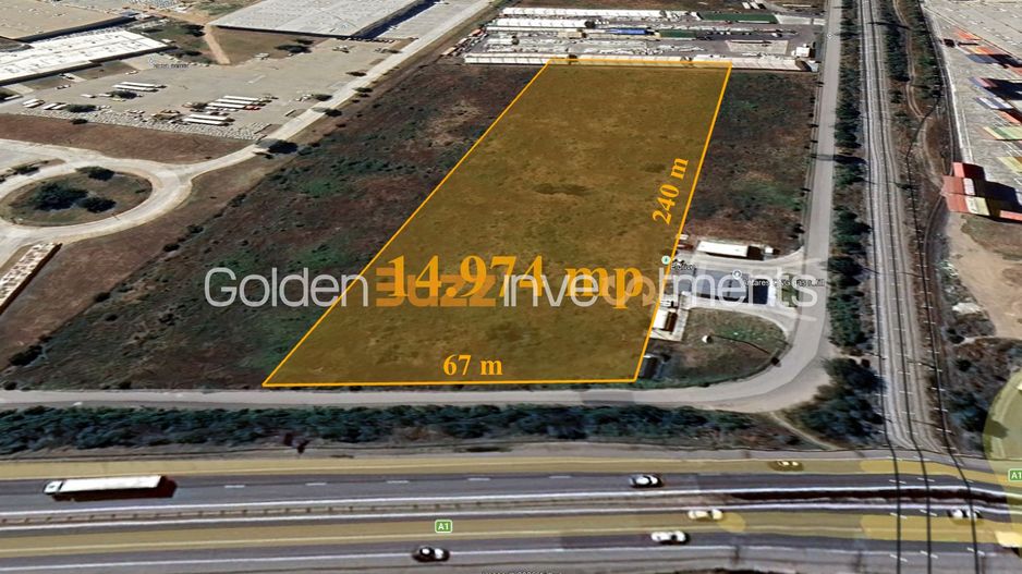 Teren industrial premium – A1 București–Pitești - 1,5 ha - Poză 1