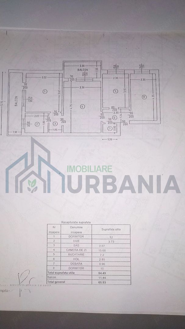 Apartament 3 camere, 66 m², etaj 2/4, zonă liniștită, aproape de Palas, Iași - Poză 1