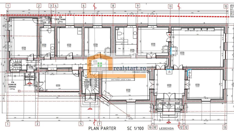 Cartierul Armenesc, Vila impozanta S+P+M, teren 615mp, terasa, curte - Poză 31