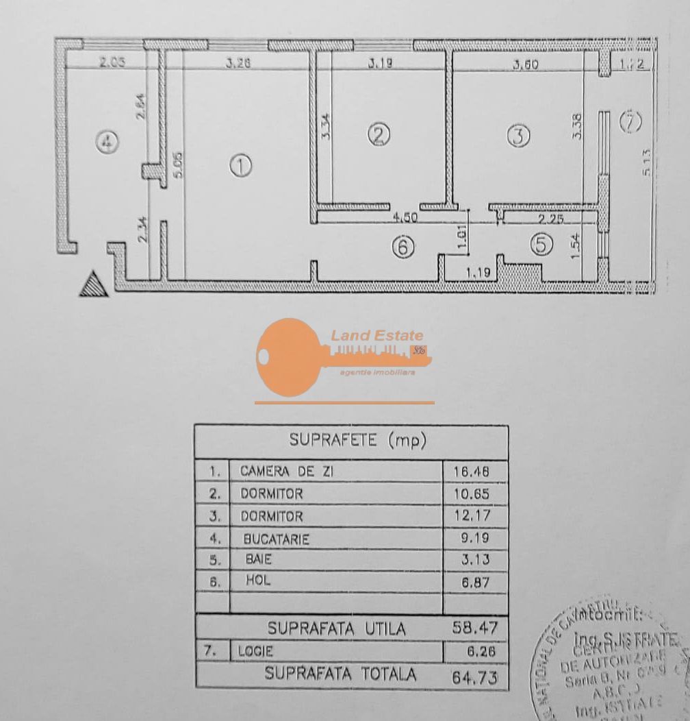 Apartament 3 Camere | Iancului - Schiță 1