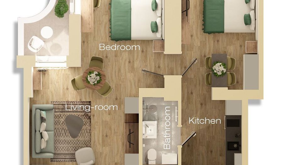 Aparthotel building Unirii B+GF+E+11 floors with 51 apartments, restaurant and SPA - Poză 54