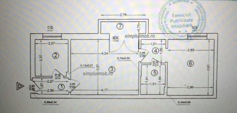 Metrou Piata Romana Central 2 Camere - Schiță 10
