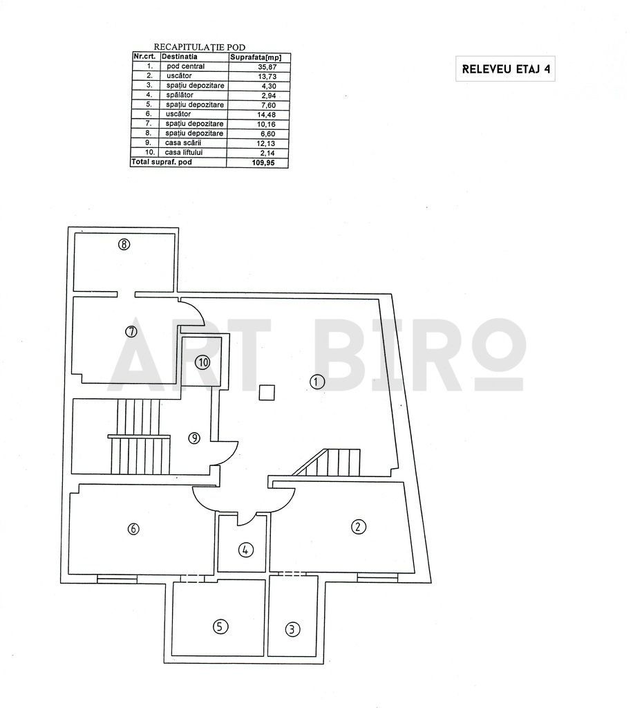 Zero comision, 95mp imobil birouri Dorobanti-Beller, parcare, 14' [M] - Schiță 9