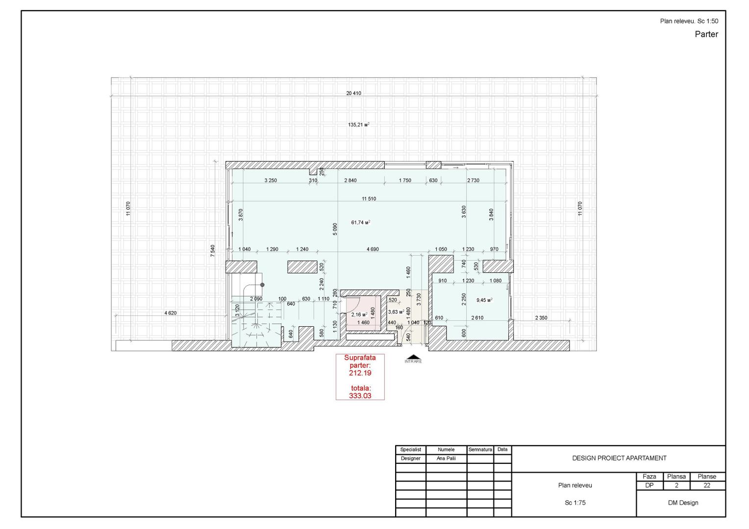Apartament 4 camere Herăstrău | De închiriat - Schiță 19