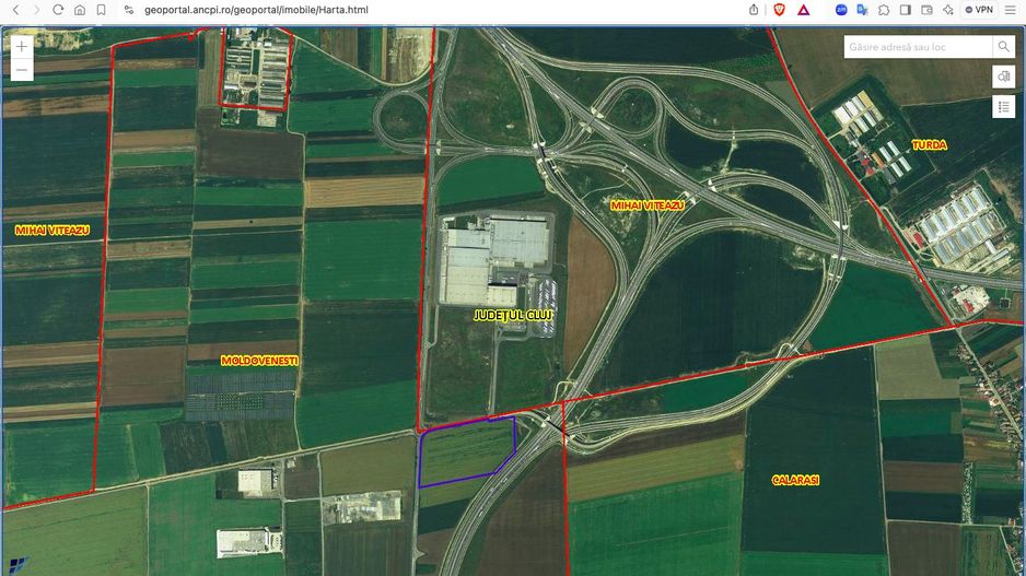 Teren Intravilan Bădeni - Turda 78.349 mp cu acces la Autostrazile A3 si A10 - Poză 3