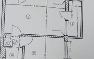 Apartament 2 camere semidecomandat de vanzare in zona 1 Decembrie 1918 - Schiță 11