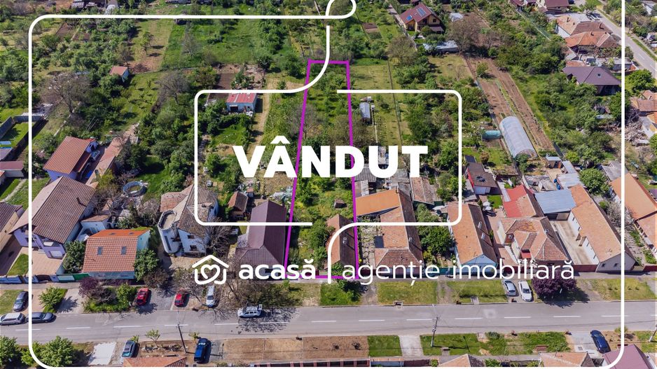 VÂNDUT! 1440 mp de posibilități. Construiește-ți casa. - Poză 1