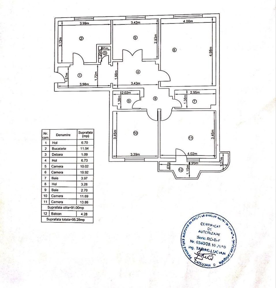 Vanzare 4 camere 13 Septembrie -An 89 - Poză 6