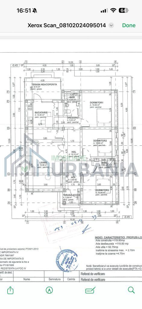 Casă individuală, Tomești, 115 mp, 4 camere, 2 băi, beci 50 mp, teren 600 mp - Poză 8