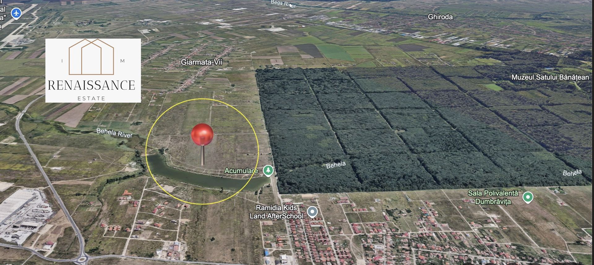 Dumbravita Lac Teren | 146.000mp PUZ Aprobat -CARTIER LUX- 155 PARCELE - Poză 1