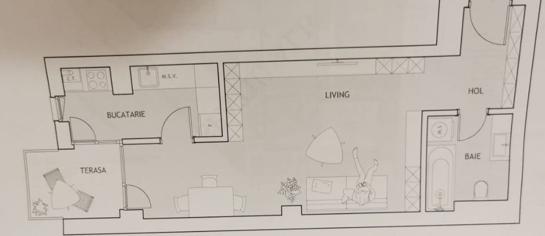 REZERVAT - Apartament 1 camera - Kara Residence - Loc parcare - Com 0% - Poză 21