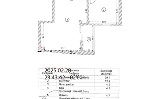 Tribunal Bulevardul Unirii bloc Boutique apartament tip 2 camere 2025 - Poză 15