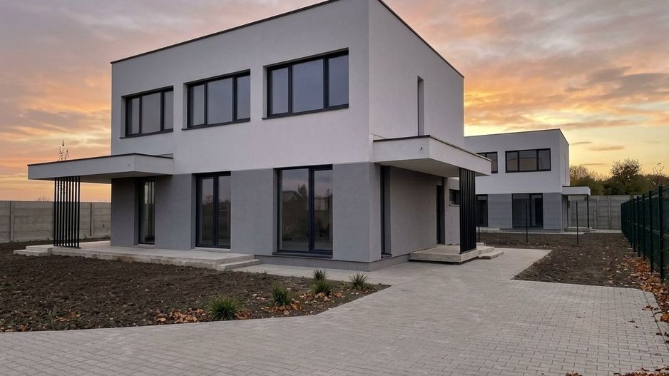 Vilă modernă în Săftica, lângă lac, 3 dormitoare C4 - Poză 1