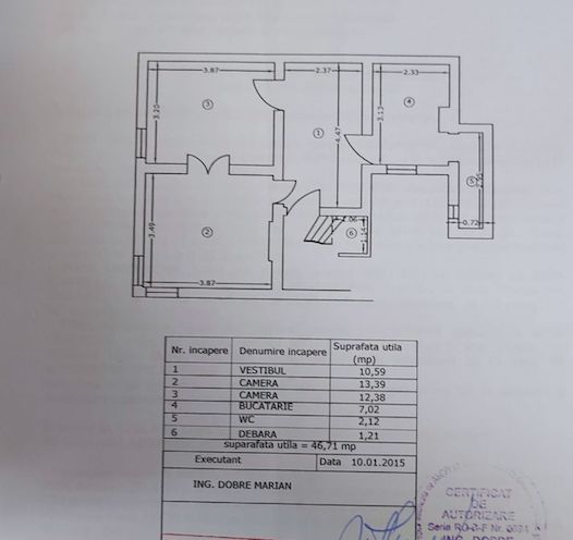 De vanzare Apartament 2 camere, demisol inalt, Mitropolie ULTRACENTRAL - Poză 9