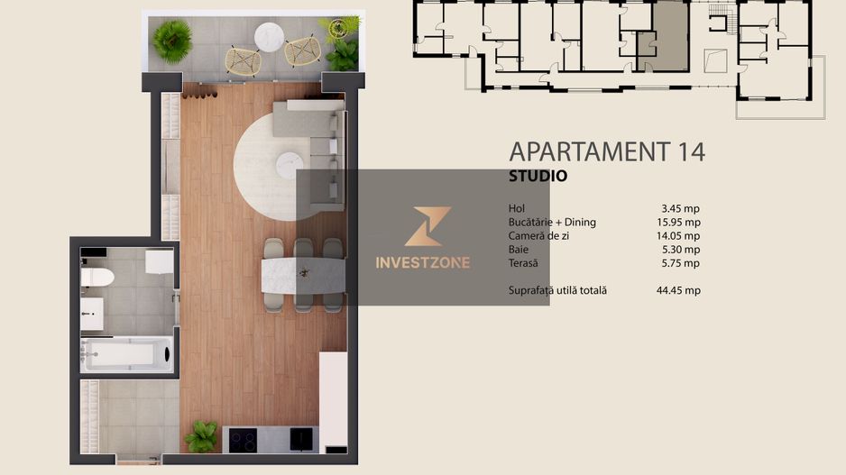 Arlo Residence-Studio de vanzare - Poză 10