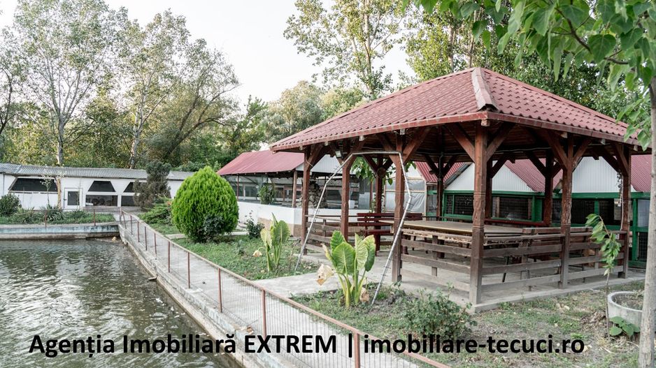 Pensiune, restaurant, bar, iaz, păstrăvărie, în Gidigeni, jud. Galaţi - Poză 4
