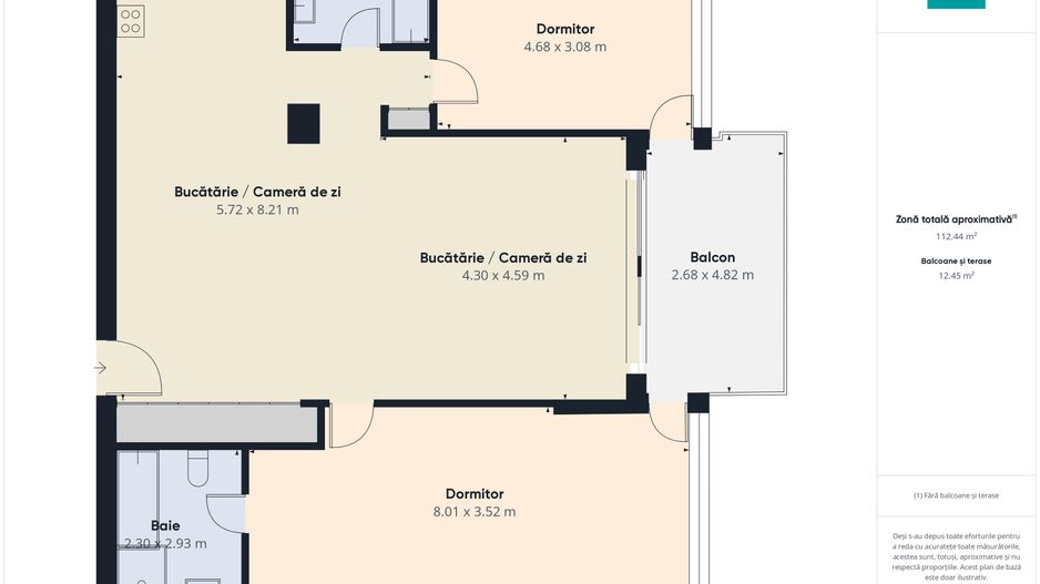 Apartament modern - Șoseaua Nordului, vedere superbă spre Herastrau - Poză 12