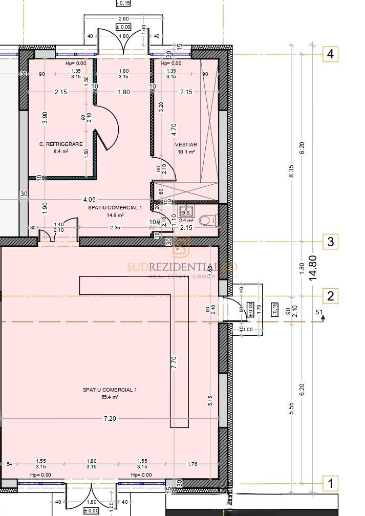 Spatiu comercial 92 mp, The Grand Kristal, Berceni, Sector 4 - Schiță 7