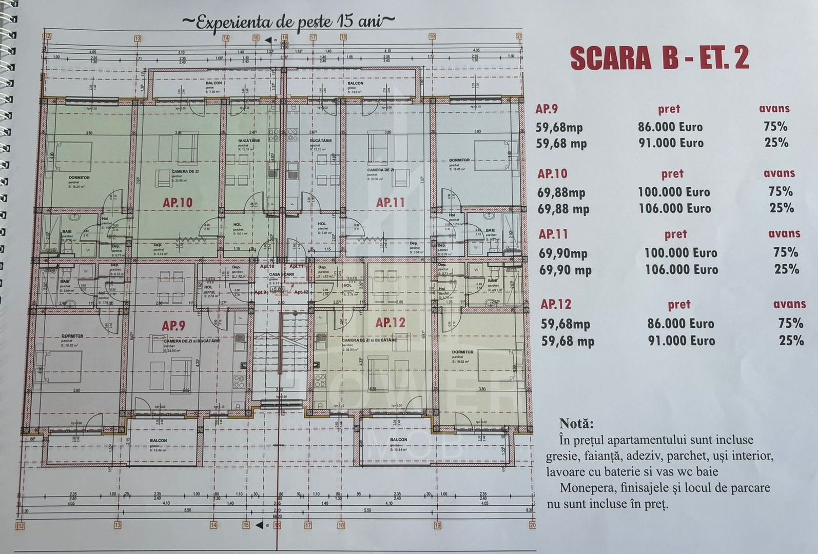 Apartamente 2-3 camere de vânzare Cartier NOU | Șelimbăr-Pictor Brana - Poză 10
