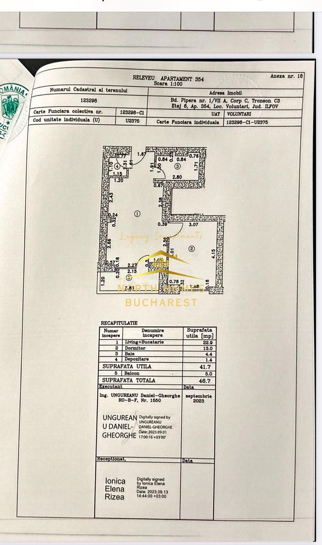 Apartament 2 camere Complex Cortina North! - Poză 7