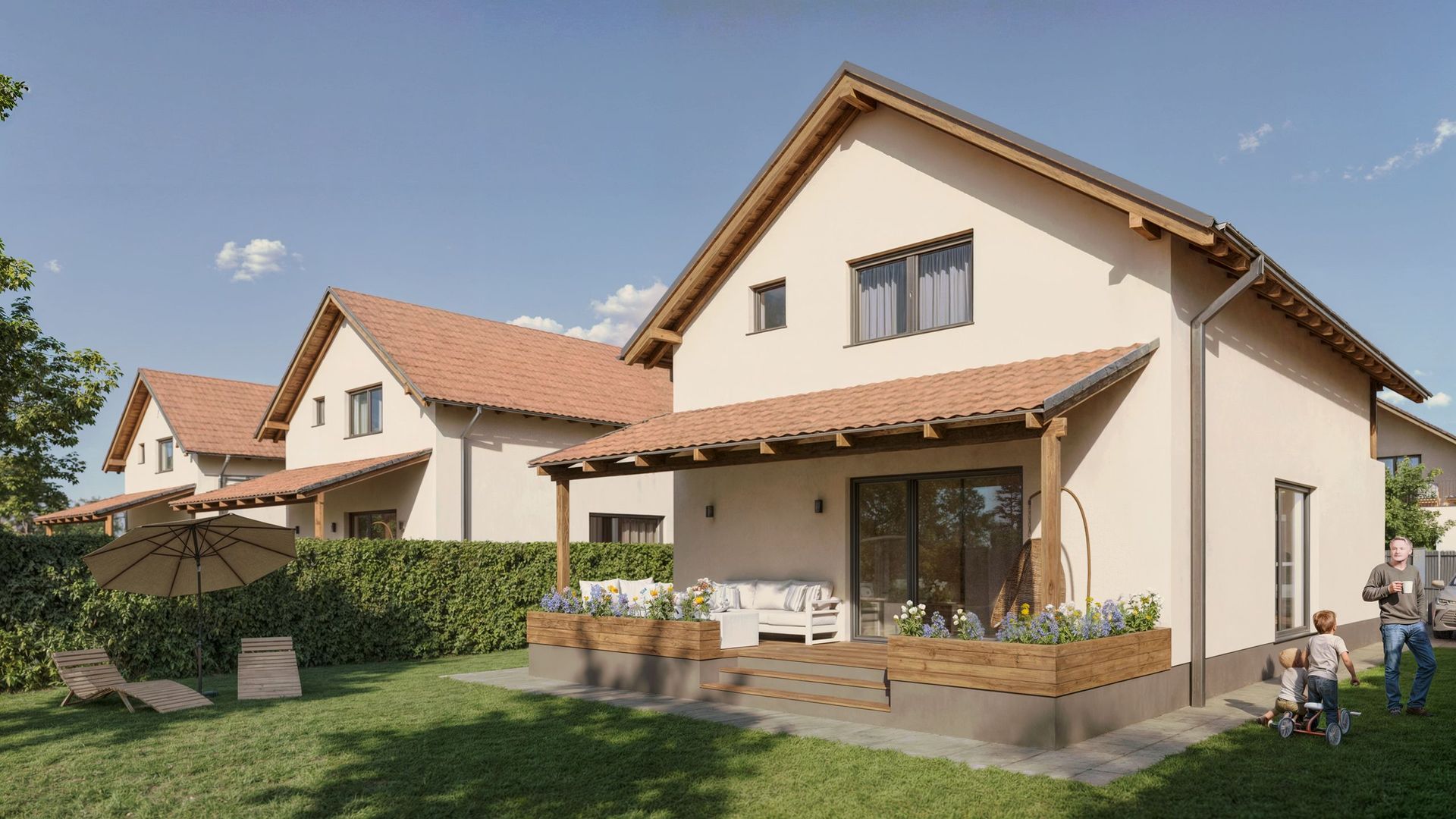 Case individuale în Sânpetru, cu teren 400 mp și toate utilitățile - Poză 4