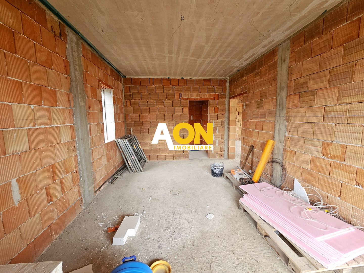 Casa nouă 123 mp utili, semifinisată, 535 mp teren, pod mansardabil - Poză 9