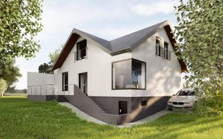 Casa individuala -pivnita-teren 350 mp- priveliste superba - Poză 1