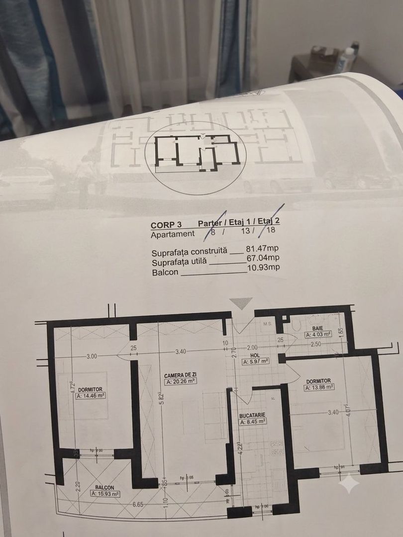 partament 3 camere, zona Buziașului, lângă noul stadion, complet mobilat și utilat - Poză 7
