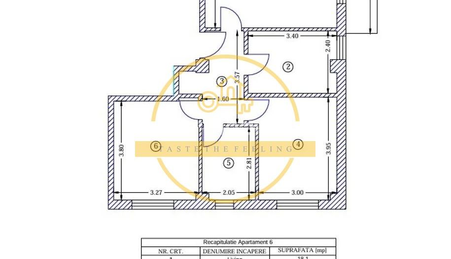 Apartament cu 3 camere/ 68 mp/ zona Miroslava - Poză 8