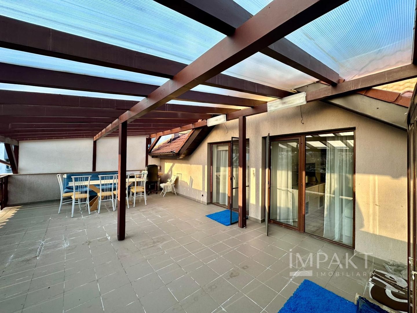 De inchiriat apartament 4 camere, 120 mp, terasa 45 mp, Buna Ziua - Poză 13