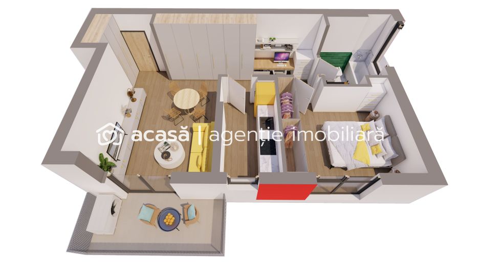 Apartament NOU 2 camere ARED RED9 - Comision 0% - Poză 3