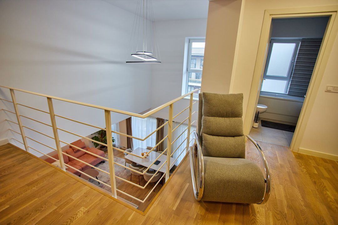 Penthouse duplex luminos, mobilat, 2 locuri parcare+boxa. - Poză 13