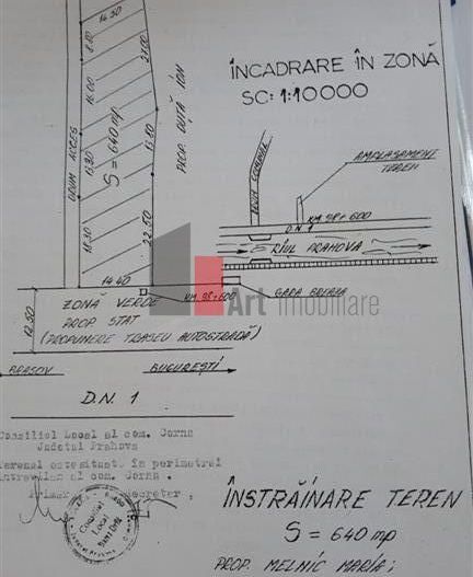 Teren de vanzare Breaza Cornu iesire la DN 1 - Schiță 2