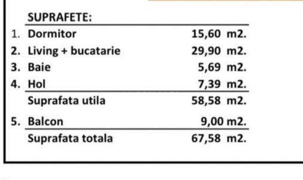 Apartament 2 Camere | 59 mp | Intermediar | Parcare | Zona VIVO BMW - Poză 10