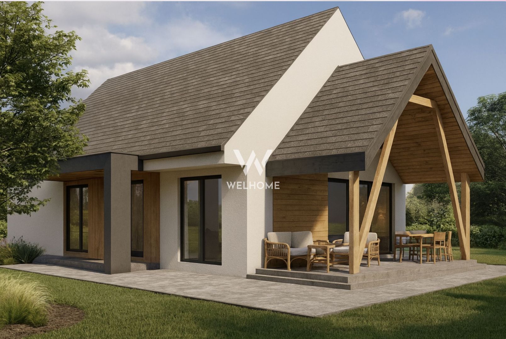 Casă pe un singur nivel –  priveliște spre munți – Șura Mică - Poză 13