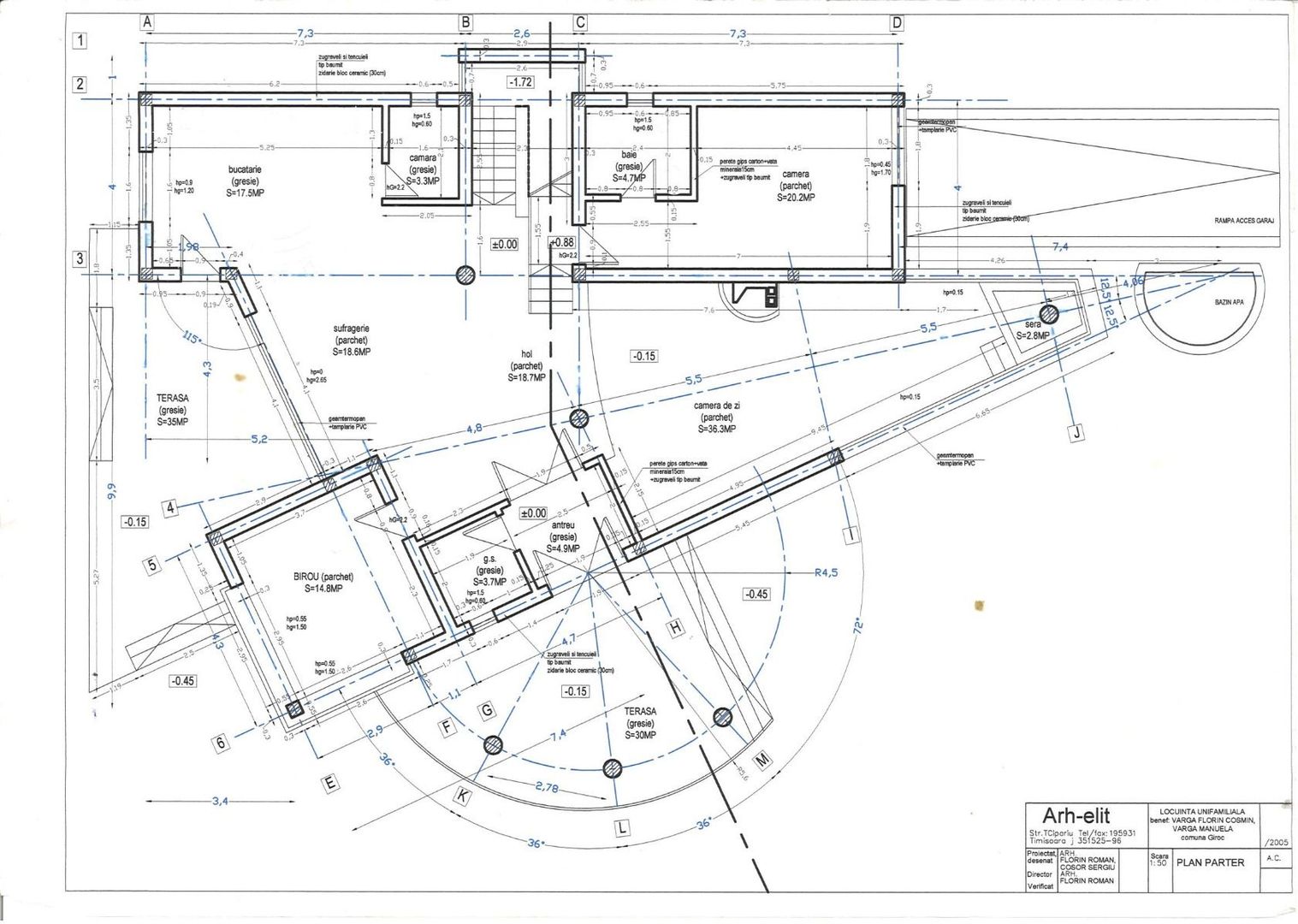 Vand casa 330 mp utili in zona planetelor Giroc, D+P+ E + pod - Poză 33