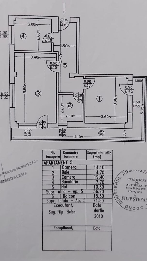 2cam.dec-et.1+parcare+gradina amenajata/15min metrou D.Leonida - Poză 3