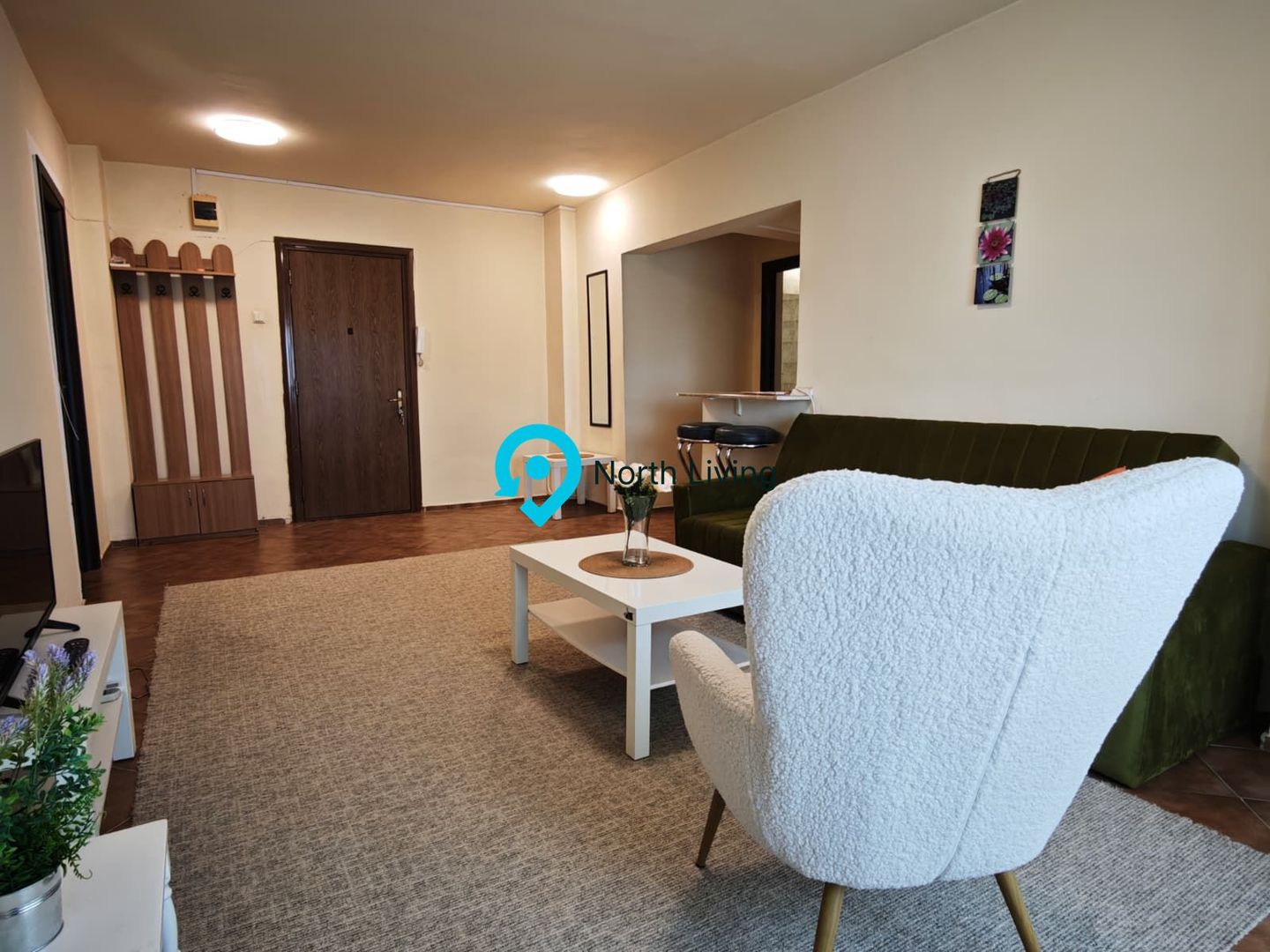 Apartament 2 camere, 65 mp, etaj 8/8, bloc 1990, lift, Decebal - Poză 2