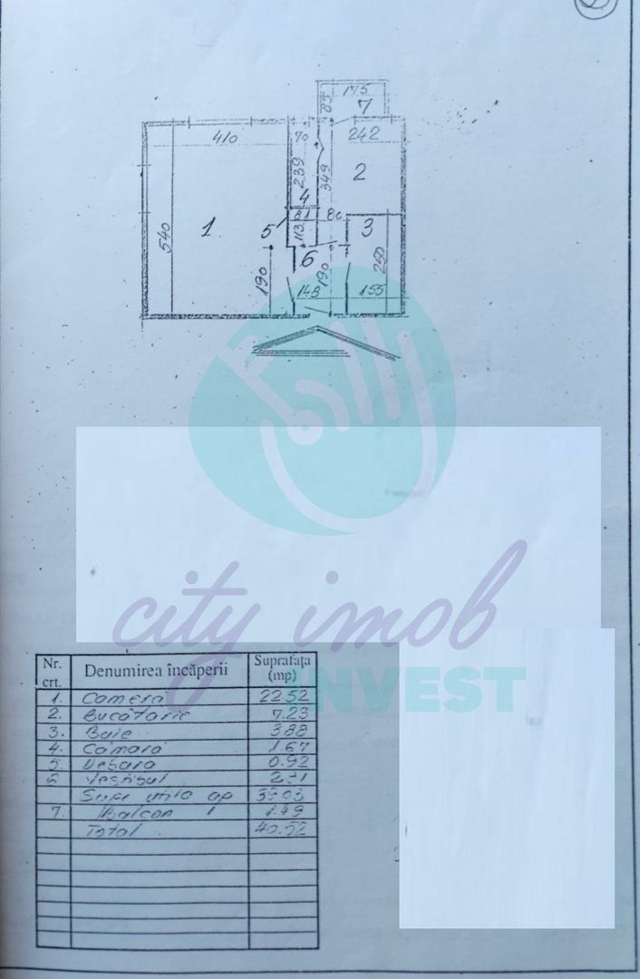 Garsonieră spațioasă Splaiul Unirii | 41 mp | Ideal locuință sau birou - Poză 3