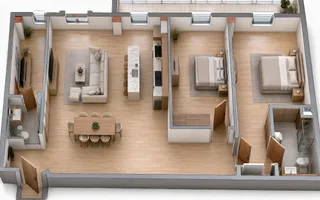 Apartament 3 camere, finisat nou, 2 băi, bloc cu lift – zona Someșului - Poză 13