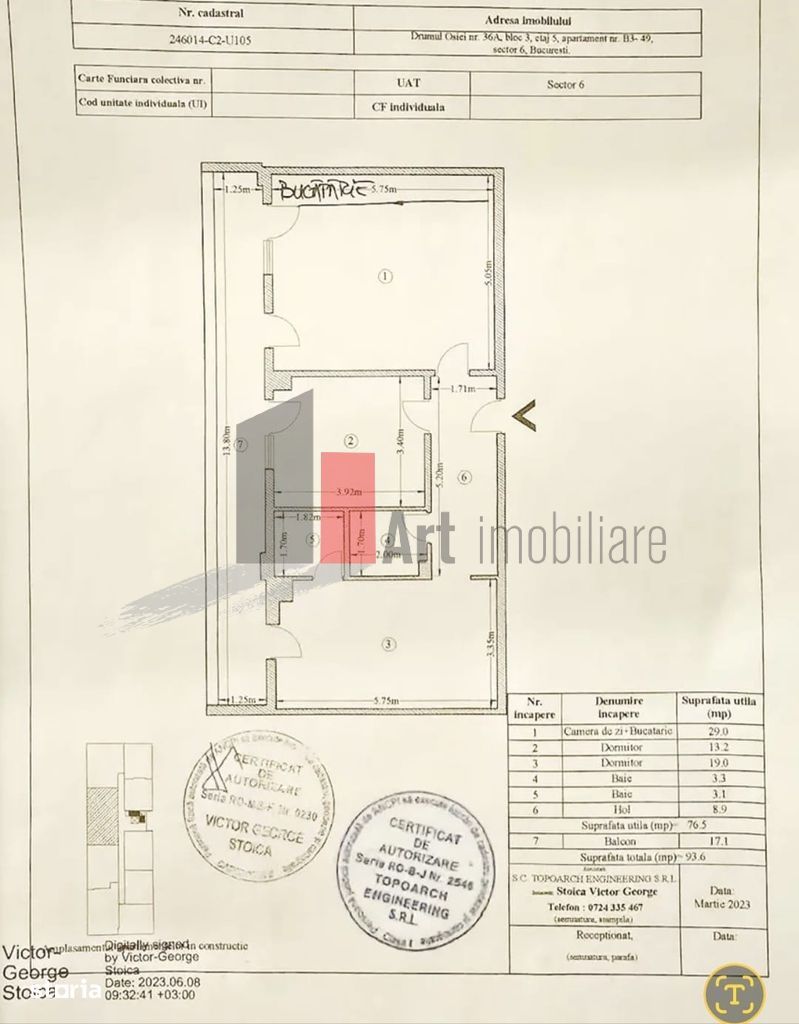 Apartament 3 camere | Lux | 95 mp | Parcare subterana | Militari–Metro - Poză 15
