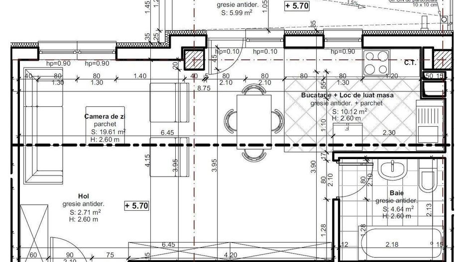Apartament nou 1 camera | Str Dorobantilor | Comision 0% - Schiță 10