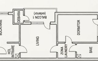Apartament 2 Camere la Cheie, Cartier Tudor - Poză 8
