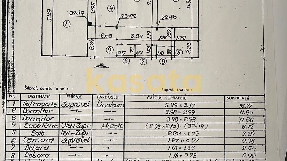 Apartament 3 Camere | Metrou Gorjului | Renovat 2025 | Boiler - Schiță 17