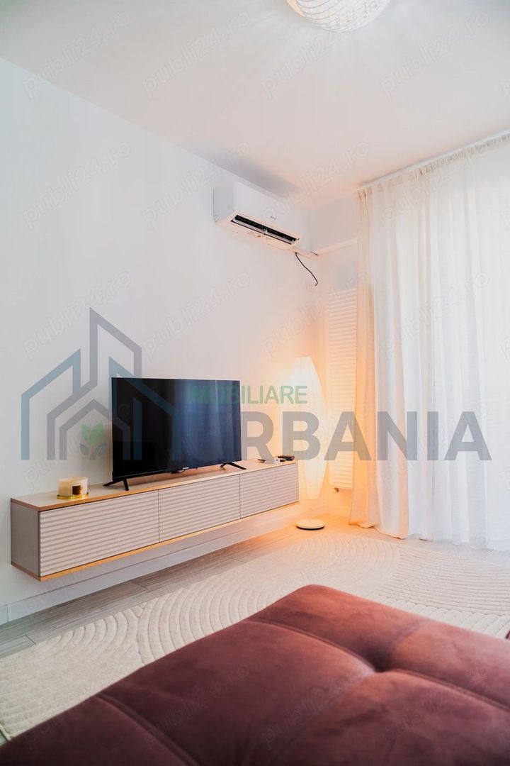 Apartament 1 cameră, 40 mp, mobilat modern, loc de parcare inclus - Valea Lupului, Iași - Poză 5